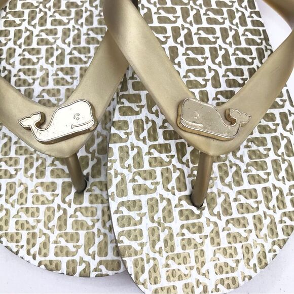 Vineyard Vines Gold Pattern and Apt. 9 Gem Sparkle FlipFlop Sandal Bundle - Picture 7 of 14